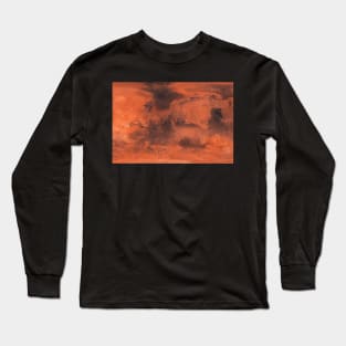 Mars Red Planet Surface Long Sleeve T-Shirt